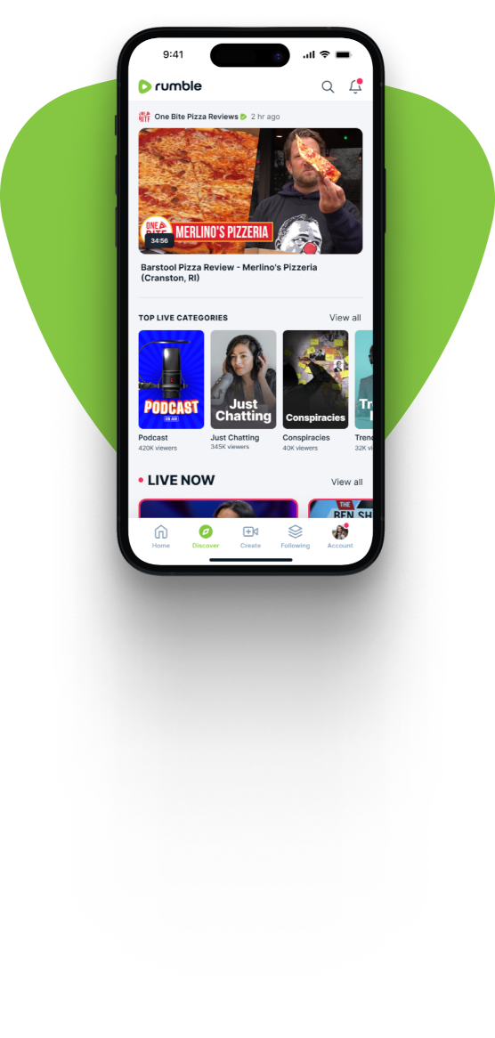 Rumble App screenshot